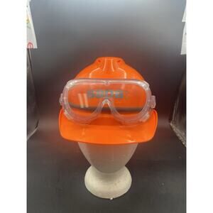 MSA Orange V Gard 500 Vented. With Safety Goggles Used From SAPA.